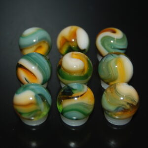 9 Beautiful HTF Jabo Classic Swirl Marbles