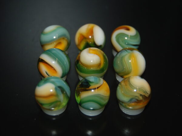 9 Beautiful HTF Jabo Classic Swirl Marbles