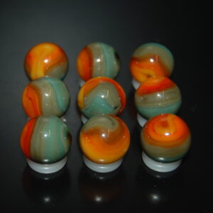 9 Beautiful HTF Jabo Classic Swirl Marbles