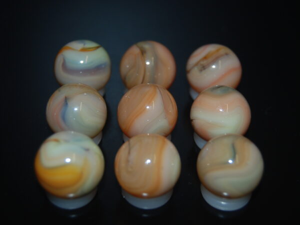 9 Beautiful HTF Jabo Classic Swirl Marbles