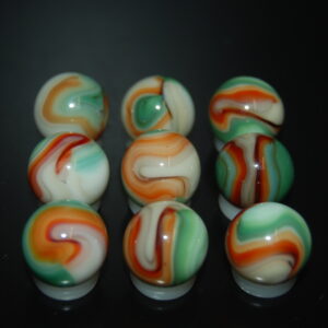 9 Beautiful HTF Jabo Classic Swirl Marbles