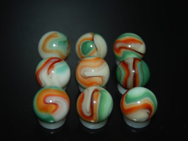 9 Beautiful HTF Jabo Classic Swirl Marbles