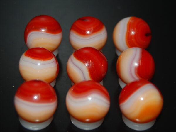 9 Beautiful HTF Jabo Classic Swirl Marbles