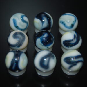 9 Beautiful HTF Jabo Fenton Classic Swirl Marbles