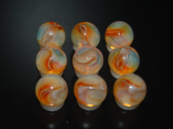 9 Beautiful HTF Jabo Classic Swirl Marbles