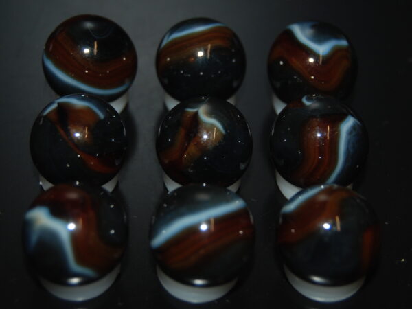 9 Beautiful HTF Jabo Classic Swirl Marbles