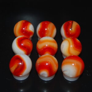 9 Beautiful HTF Jabo Classic Swirl Marbles