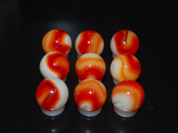 9 Beautiful HTF Jabo Classic Swirl Marbles