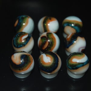 9 Beautiful HTF Jabo Classic Swirl Marbles