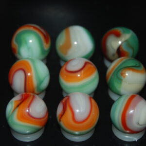 9 Beautiful HTF Jabo Classic Swirl Marbles