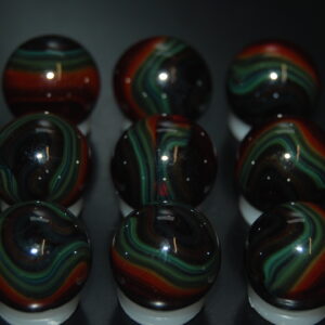 9 Beautiful HTF Jabo Classic Swirl Marbles