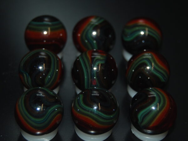 9 Beautiful HTF Jabo Classic Swirl Marbles