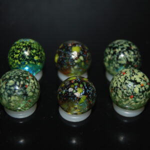 6 Beautiful HTF Jabo Frit Marbles Marbles