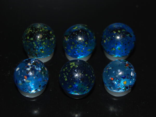 6 Beautiful HTF Jabo Frit Marbles Marbles