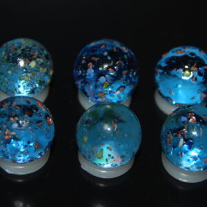 6 Beautiful HTF Jabo Frit Marbles Marbles