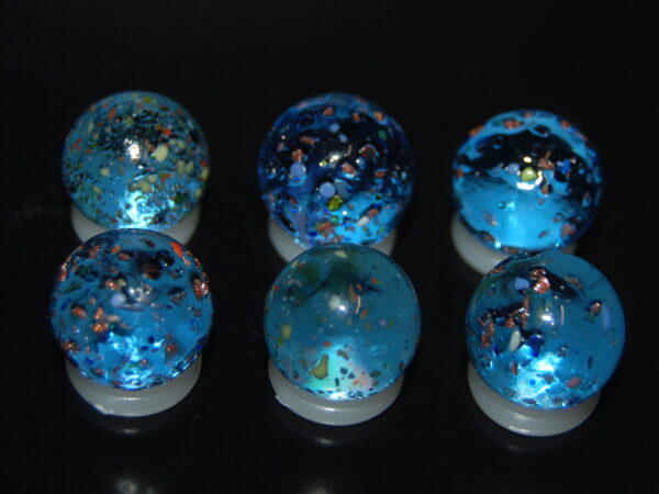 6 Beautiful HTF Jabo Frit Marbles Marbles