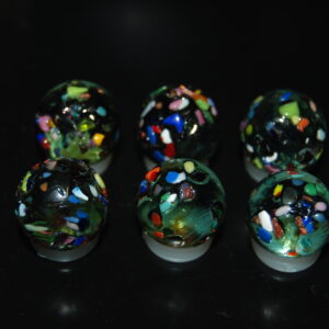 6 Beautiful HTF Jabo Frit Marbles Marbles