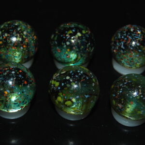 6 Beautiful HTF Jabo Frit Marbles Marbles