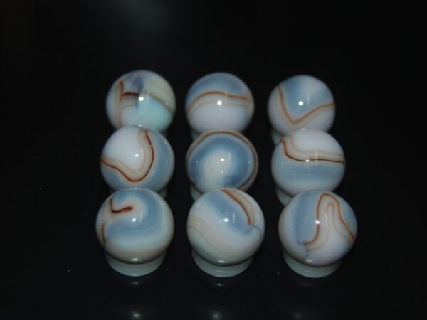 9 Beautiful HTF Jabo Classic Swirl Marbles