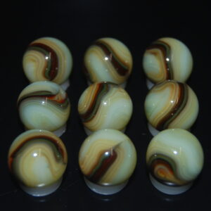 9 Beautiful HTF Jabo Classic Swirl Marbles