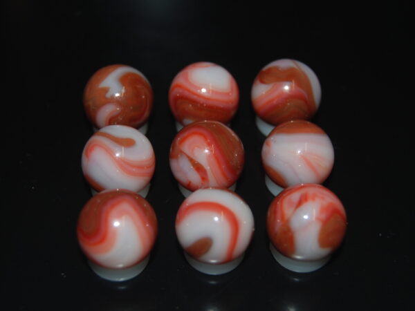 9 Beautiful HTF Jabo Classic Swirl Marbles