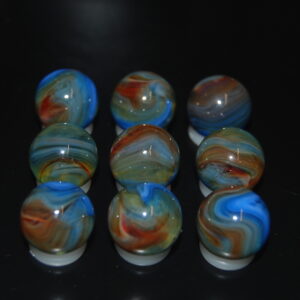 9 Beautiful HTF Jabo Classic Swirl Marbles