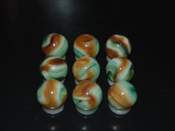 9 Beautiful HTF Jabo Classic Swirl Marbles