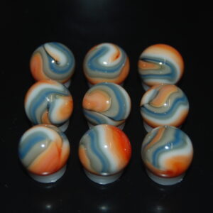 9 Beautiful HTF Jabo Classic Swirl Marbles