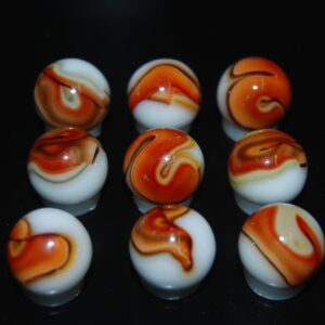 9 Beautiful HTF Jabo Classic Swirl Marbles