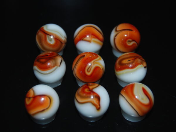 9 Beautiful HTF Jabo Classic Swirl Marbles