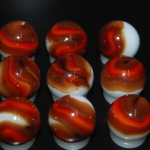 9 Beautiful HTF Jabo Classic Swirl Marbles