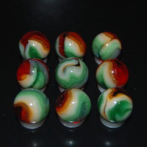 9 Beautiful HTF Jabo Classic Swirl Marbles