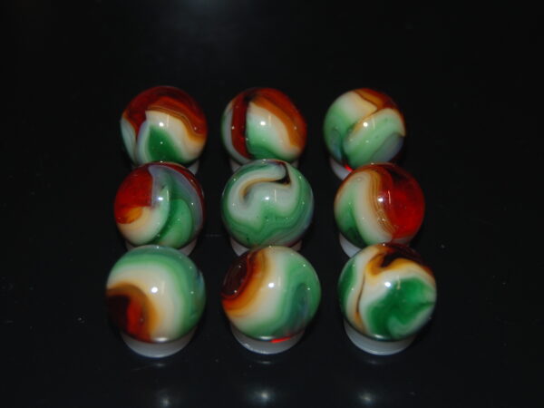 9 Beautiful HTF Jabo Classic Swirl Marbles