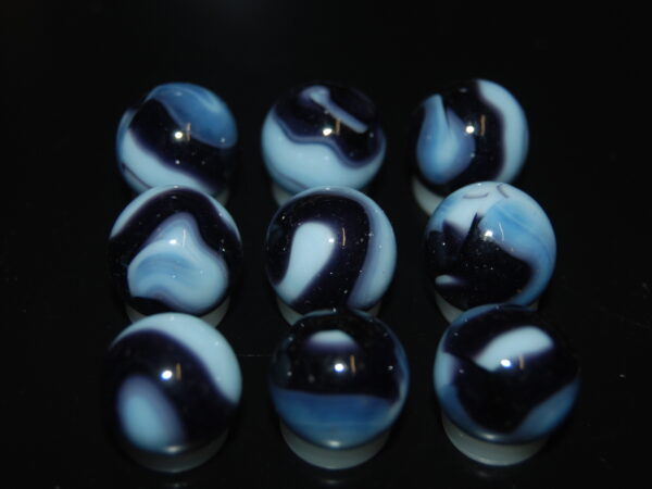 9 Beautiful HTF Jabo Classic Swirl Marbles