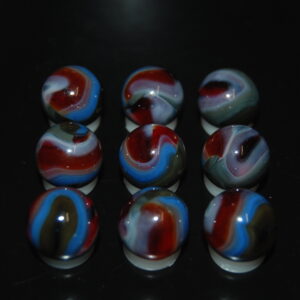 9 Beautiful HTF Jabo Classic Swirl Marbles