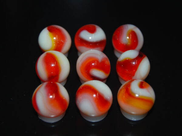 9 Beautiful HTF Jabo Classic Swirl Marbles