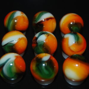 9 Beautiful HTF Jabo Classic Swirl Marbles