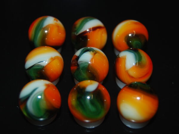 9 Beautiful HTF Jabo Classic Swirl Marbles