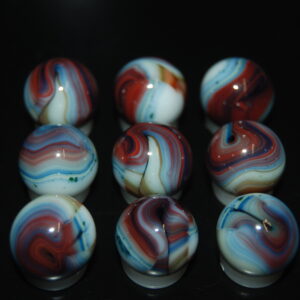 9 Beautiful HTF Jabo Classic Swirl Marbles