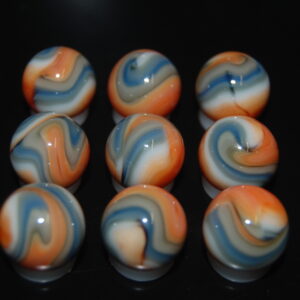 9 Beautiful HTF Jabo Classic Swirl Marbles