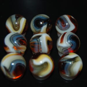 9 Beautiful HTF Jabo Classic Swirl Marbles