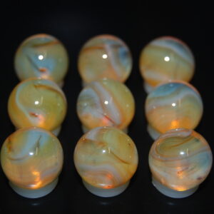 9 Beautiful HTF Jabo Classic Swirl Marbles