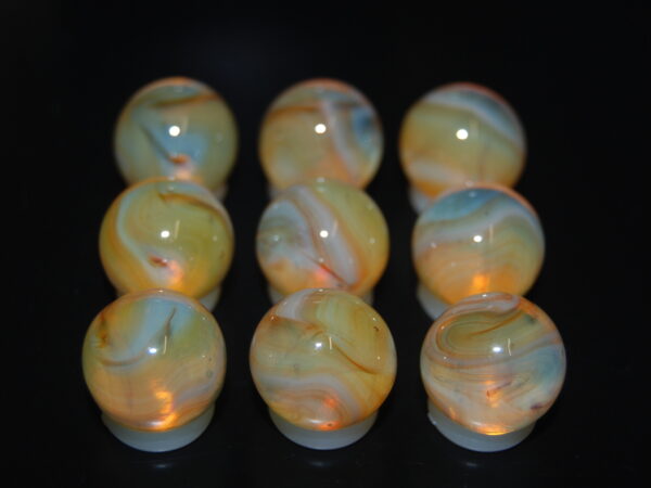 9 Beautiful HTF Jabo Classic Swirl Marbles