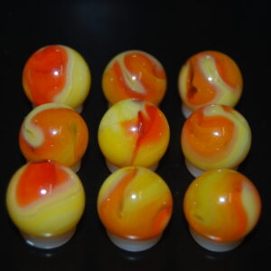 9 Beautiful HTF Jabo Classic Swirl Marbles