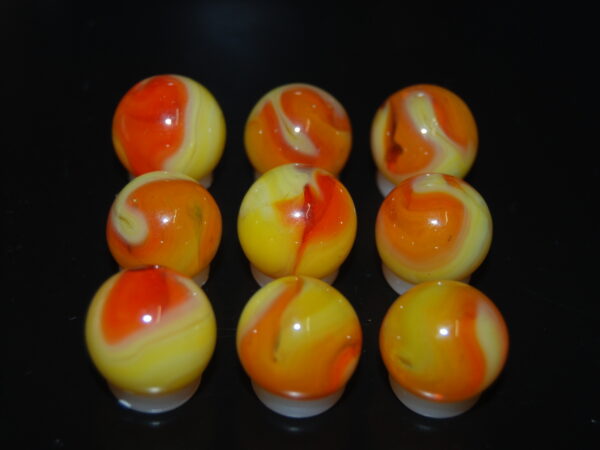 9 Beautiful HTF Jabo Classic Swirl Marbles