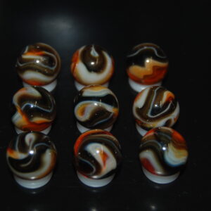 9 Beautiful HTF Jabo Classic Swirl Marbles