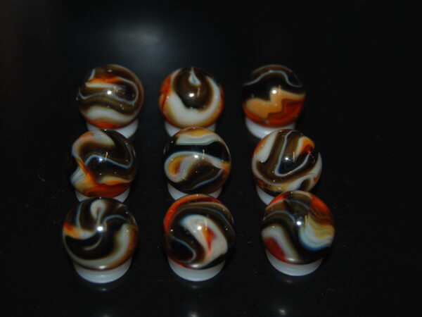 9 Beautiful HTF Jabo Classic Swirl Marbles