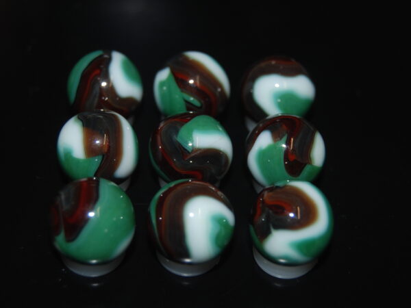 9 Beautiful HTF Jabo Classic Swirl Marbles