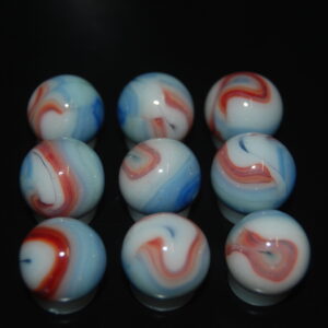 9 Beautiful HTF Jabo Classic Swirl Marbles