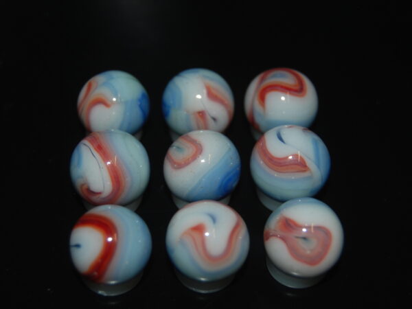 9 Beautiful HTF Jabo Classic Swirl Marbles